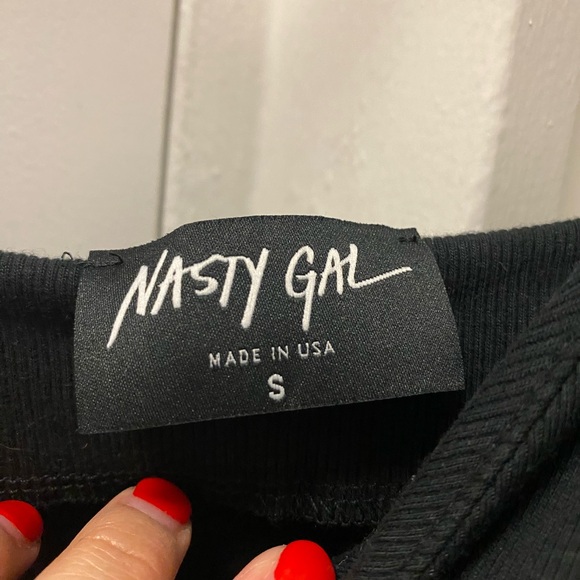 Nasty Gal Black Strapless Dress - Picture 2 of 5